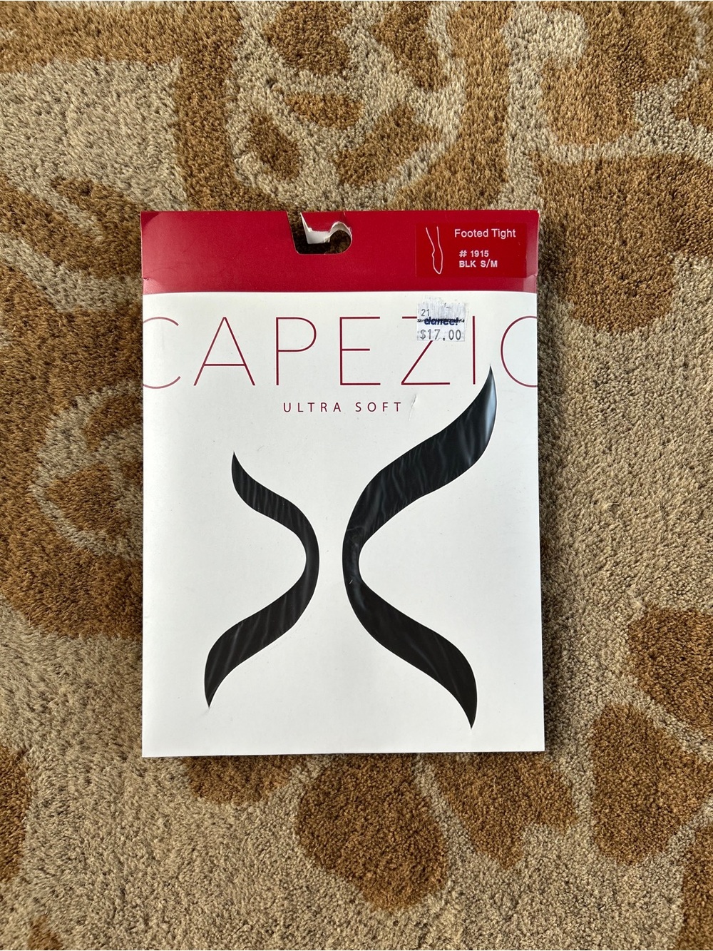 Capezio Footed Tights-Black